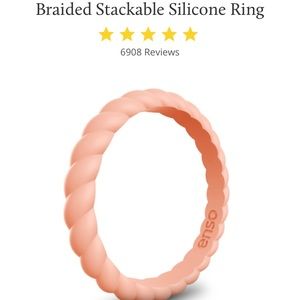 Enso Braided Stackable Silicone Ring